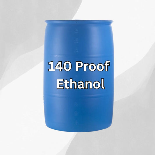 140 Proof Ethanol (70%), ACS/USP/FCC, Kosher, Tax-Paid - 55 gallon poly drum