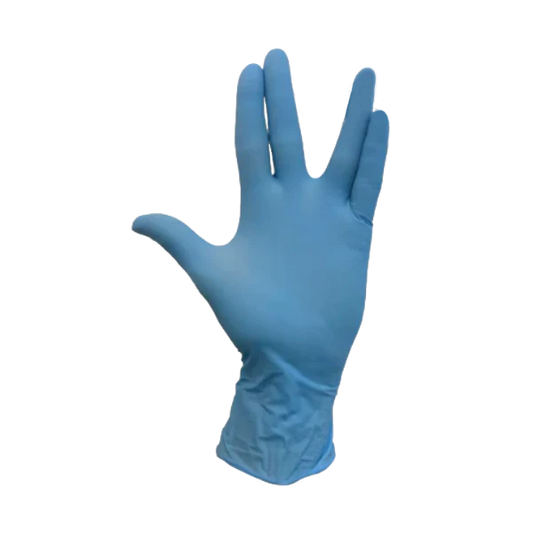 Blue52 5mil Blue Nitrile Gloves - 1 case of 1,000 gloves (100/box x 10)