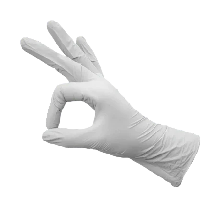 FineTOUGH 2.6mil White Nitrile Gloves - 1 case of 2,000 gloves (200/box x 10)