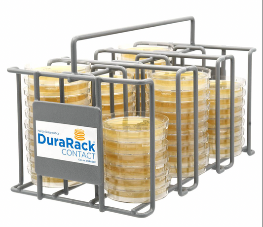 DuraRack®, Metal Contact Plate Rack, for 15x65mm Contact Plates, Holds 60 Plates