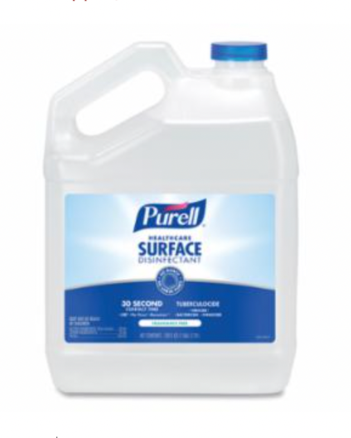 Purell Healthcare Surface Disinfectant, 128 oz, 4 bottles