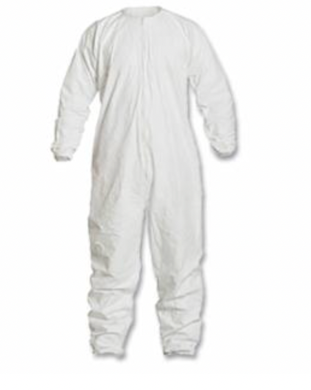 Sterile Cleanroom Coveralls – Tyvek® IsoClean® IC254B (Snap Front, Dolman Sleeves)