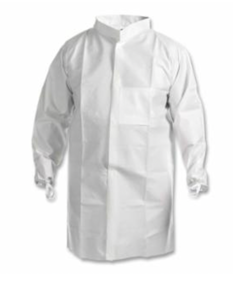 Non-Sterile Cleanroom Lab Coat – Kimtech™ A7 (High Collar, Low-Lint)