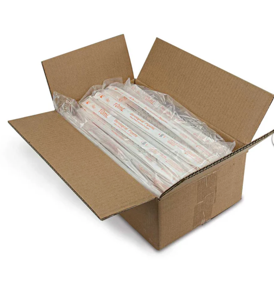 Sterile Serological Pipettes, Individually Wrapped, 1-50ml Sizes