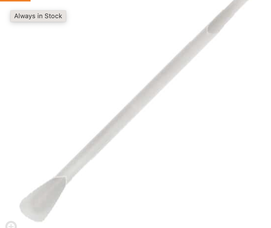 LevGo smartSpatula® EcoSpatula® Disposable Biodegradable Laboratory Spatula, PP, Opaque White, 144 mm length; 300/PK