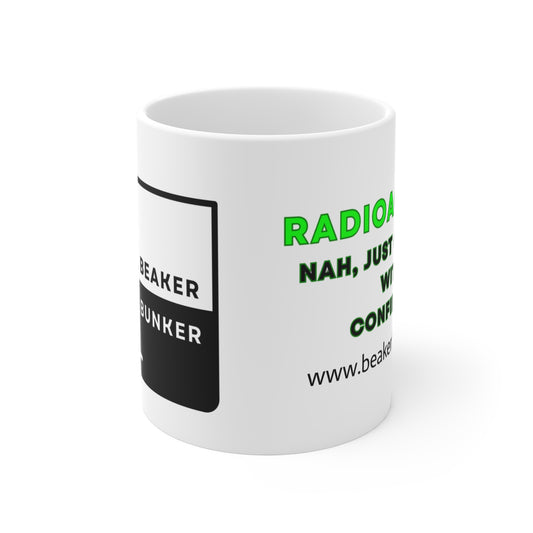 Beaker Bunker 11 oz RADIOACTIVE MUG