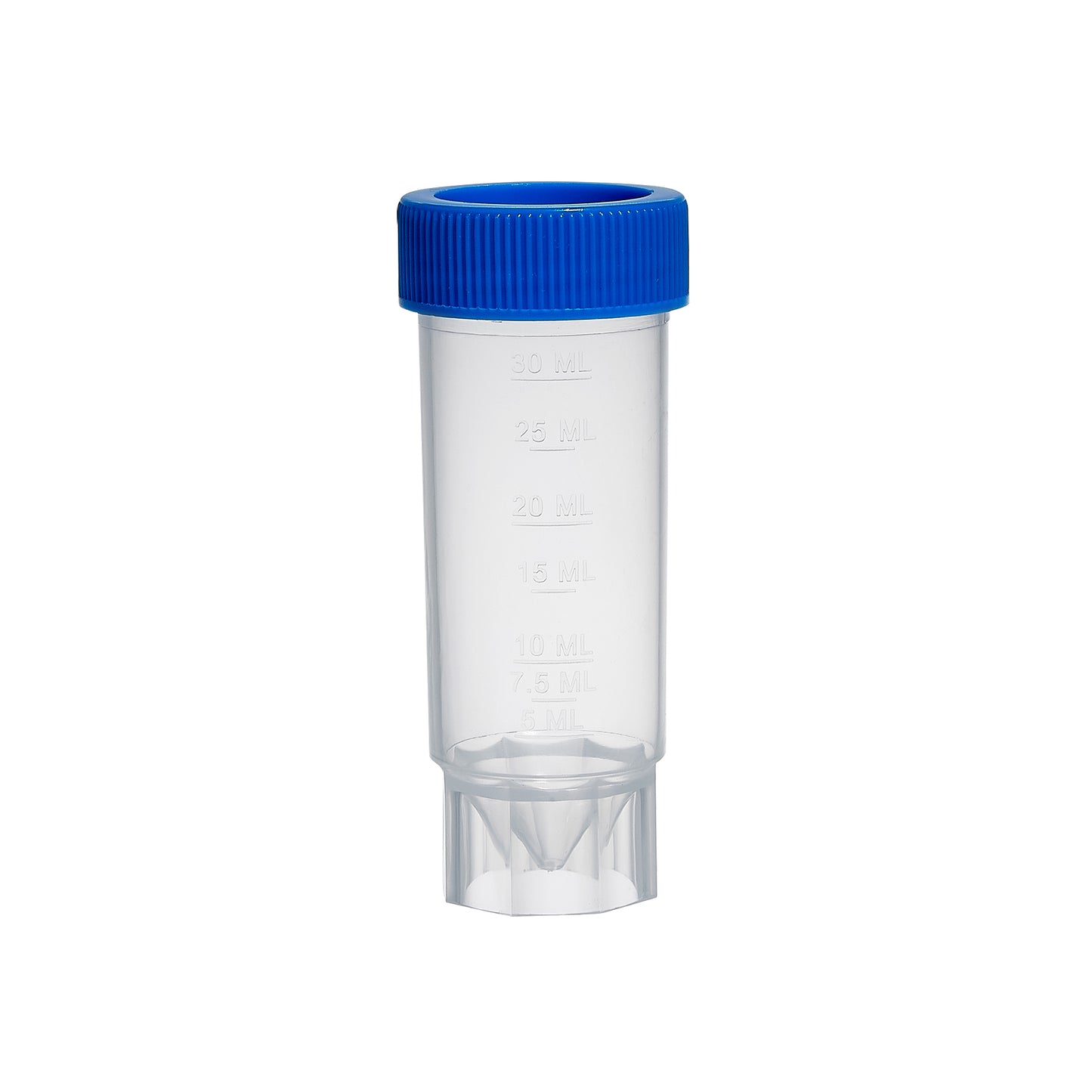 Centrifuge Tube, 30mL, PP, sterile, free standing, flat screw cap, 20 bags of 25 tubes, 500/cs