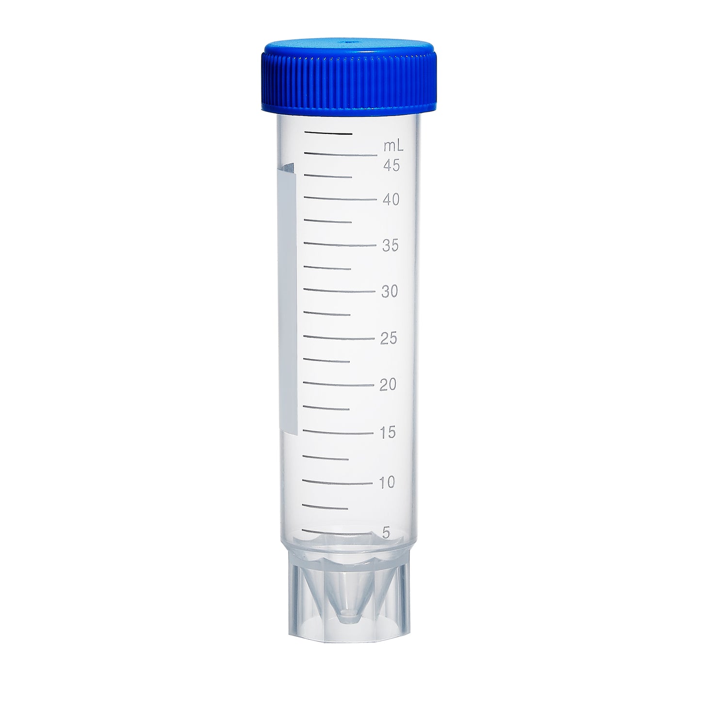 Centrifuge Tube, 50mL, PP, sterile, free standing, flat screw cap,  20 bags of 25 tubes, 500/cs