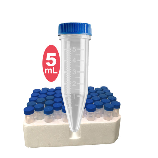 5mL Screw-cap MacroTube®, non-sterile,  w/ screw caps packed separately, 500/cs