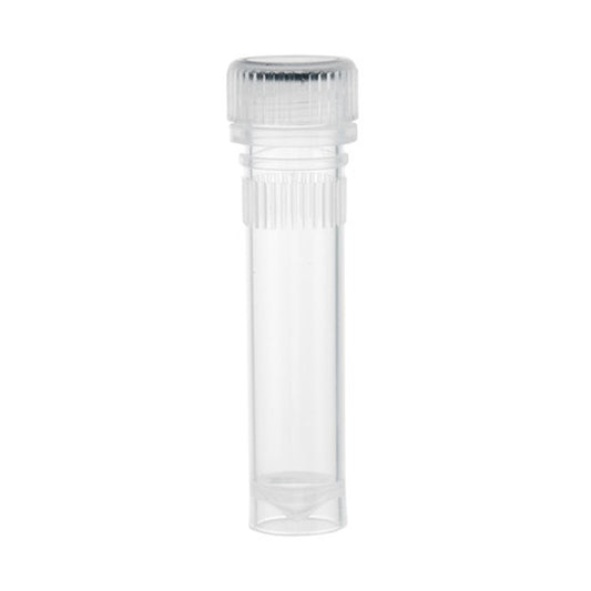 Screw cap for 2.0mL microtube, natural color, non-sterile, w/ installed O-ring, 1000/bag