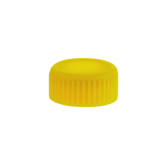 Screw cap for 2.0mL microtube, yellow color, non-sterile, w/ installed O-ring, 1000/bag