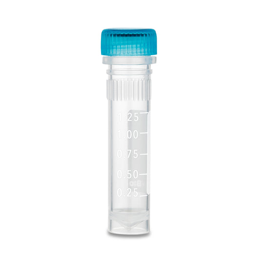 ClearSeal™ screw-cap microtubes, 2.0mL, w/ O-ring & caps, sterile, 
printed graduations, self-standing, 20 resealable bags of 50 tubes, 1000/cs