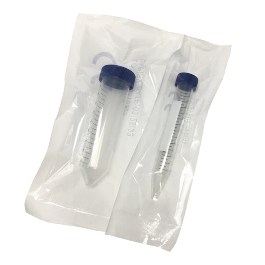 Centrifuge Tube, 15mL, conical, PP, sterile, individually wrapped, 300/cs