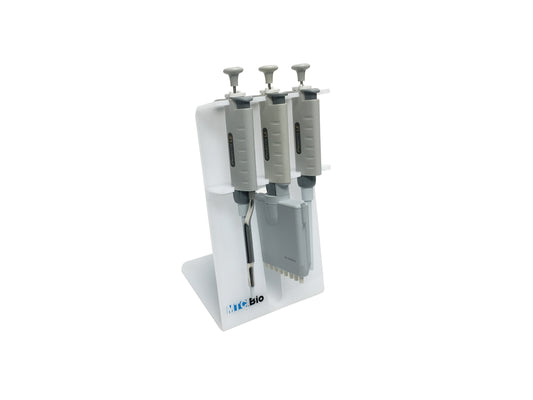 SureStand™ Pipette Stand for 3 pipettes, up to one multi-channel, acrylic