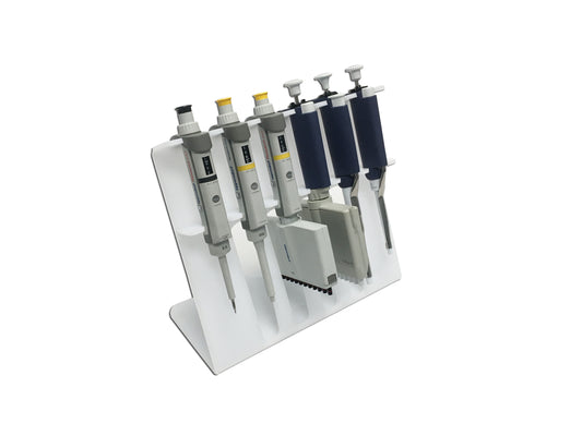 SureStand™ Pipette Stand for 6 pipettes, up to four multi-channels, acrylic