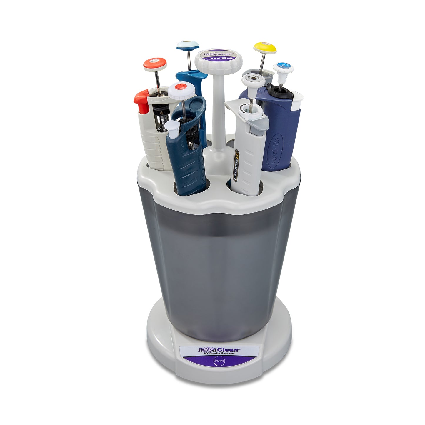 nUVaClean™ UV Pipette Carousel, with germicidal UV lamp, 115V