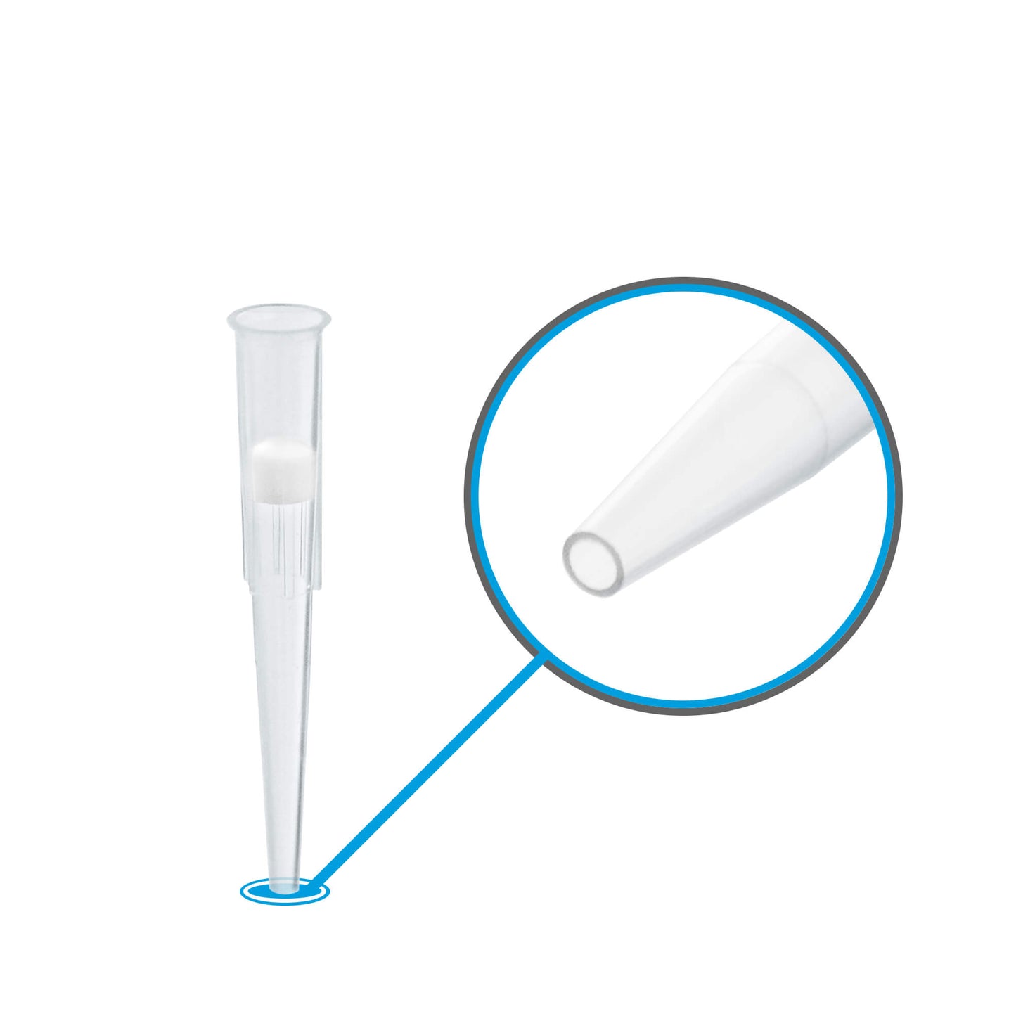 Pipette Tip, wide bore, 200ul, sterile, filtered, 10 racks of 96 tips, 960/pk