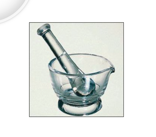 Mortar and Pestal - Glass - Plain - 16oz