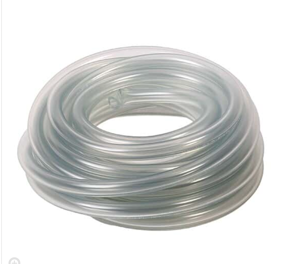 Platinum-Cured Silicone Tubing, 61 Shore A, 1/8" ID x 1/4" OD; 50 Ft.  USP Class VI compliant