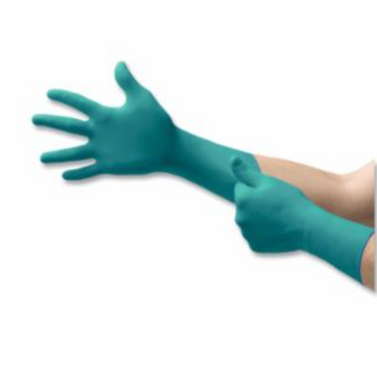 Non-Sterile MICROFLEX® Chemical-Resistant Nitrile/Neoprene Gloves, 7.8 mil, Green, 50 gloves