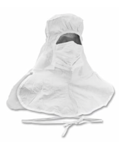 Sterile Cleanroom Hood with Integrated Mask – Kimtech™ A5, USP 797 Sterile Gowning, ISO 5–7 (Universal, White)