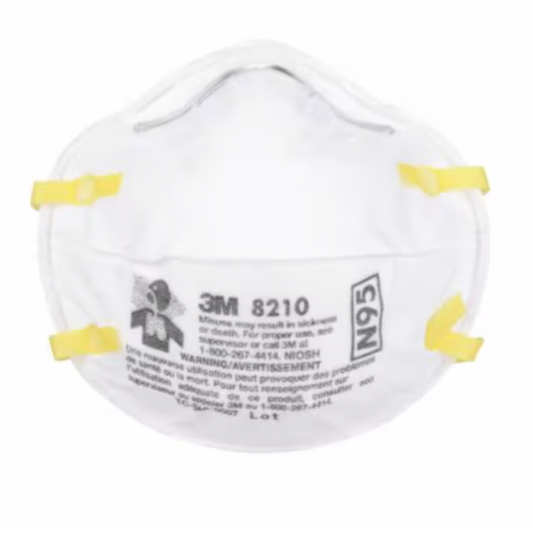 Non-Sterile N95 Respirator, 3M 8210, USP 795 Non-Sterile Compounding (20/Box)