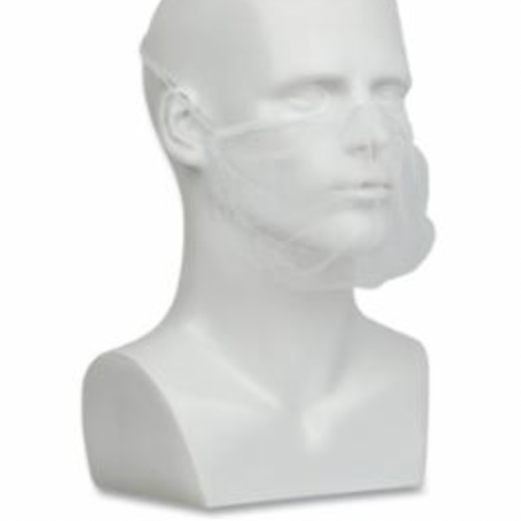 PIP 18" SBP Beard Covers, Latex-Free, White — 500/Case