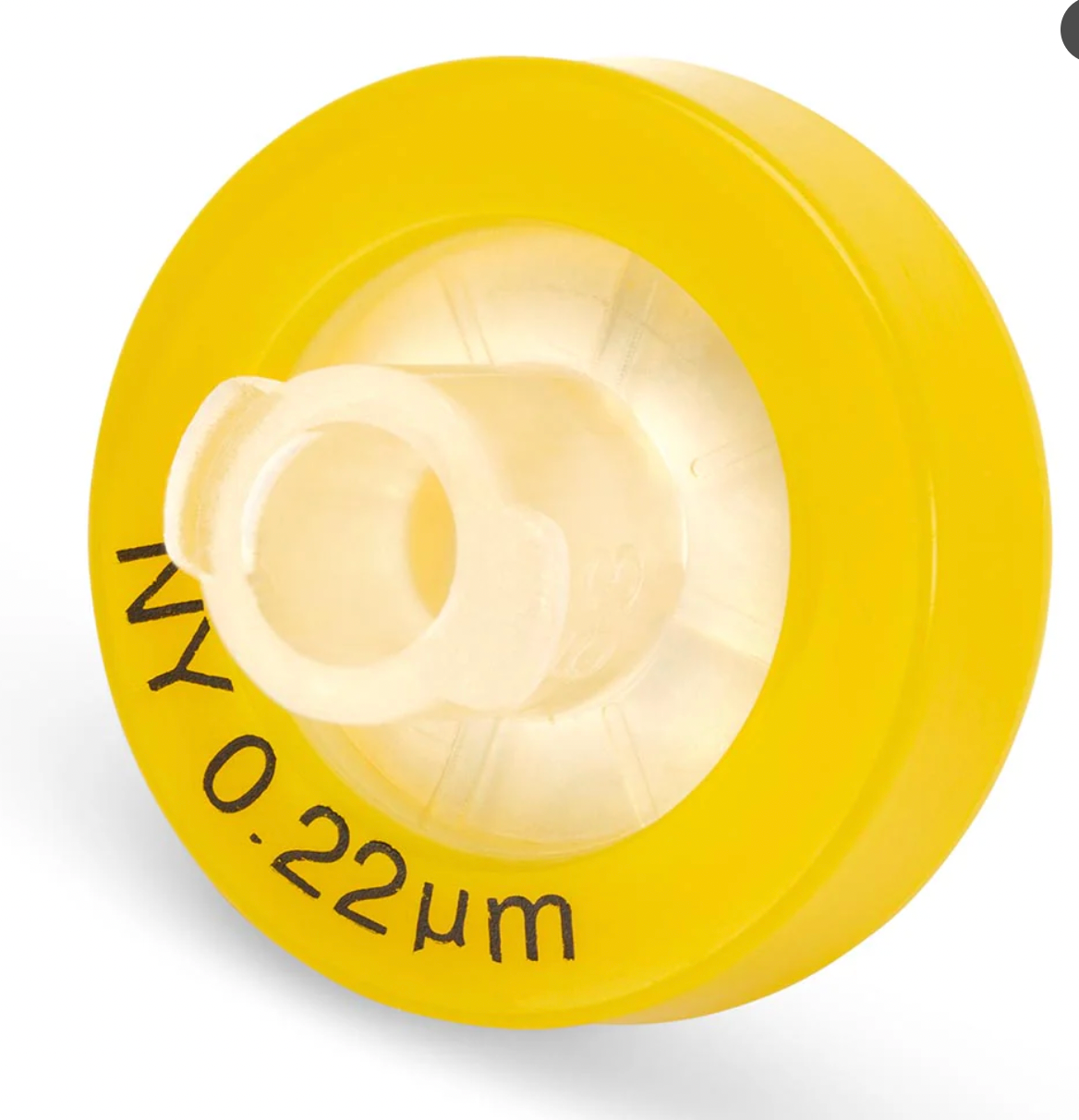 Nylon Syringe Filters, Non‑Sterile, Bulk Packed (13 mm & 30 mm, 0.22–0.45 µm)