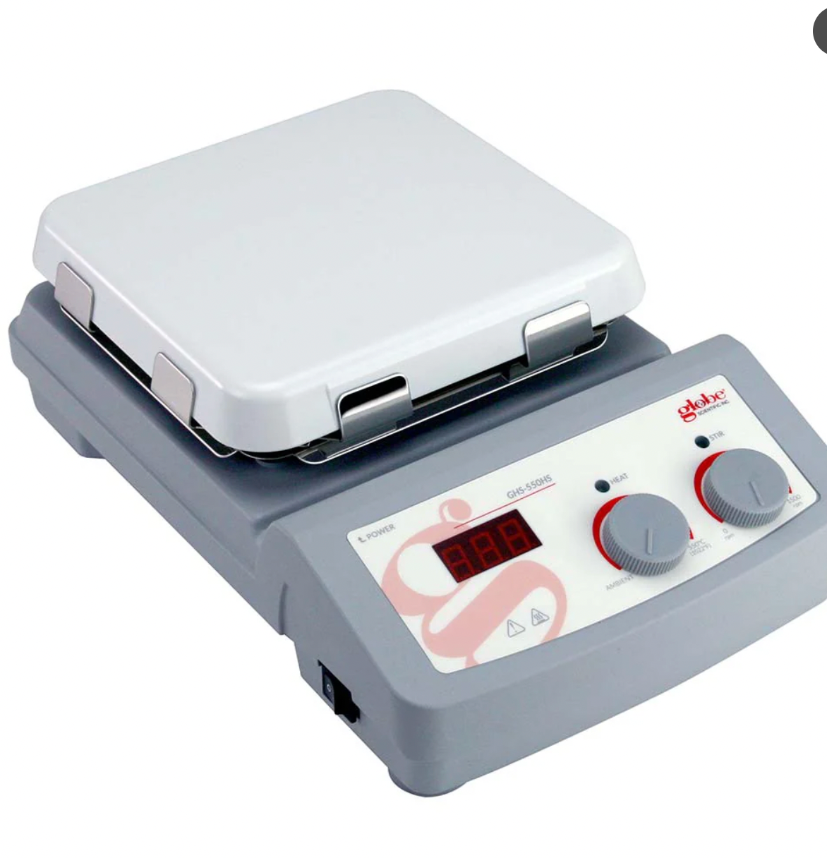 Digital Hotplate Stirrer, 550°C, 7×7" Glass Ceramic Top