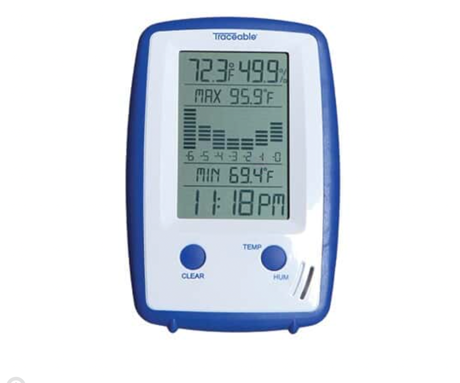 Traceable Precision Monitoring Thermohygrometer