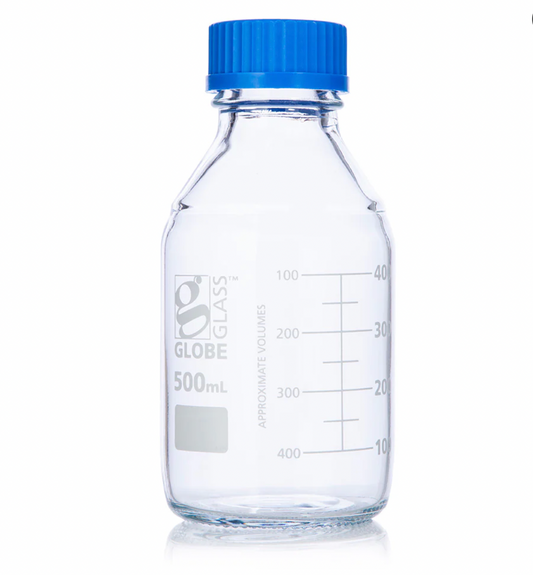 Media Bottles, Globe Glass (50 mL–10,000 mL)