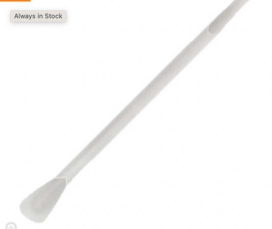LevGo smartSpatula® EcoSpatula® Disposable Biodegradable Laboratory Spatula, PP, Opaque White, 144 mm length; 300/PK