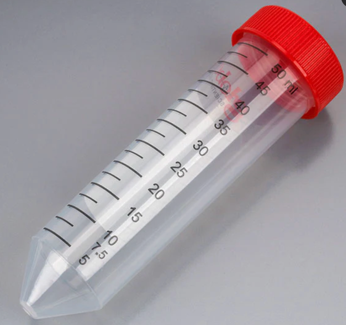 Diamond MAX Centrifuge Tube, 50mL, PP, STERILE, Gamma irradiated to SAL 10-6, Manufactured in Class 100,000 (ISO 8) cleanroom, USP Class VI resin; FDA CFR 21 compliant for contact with pharmaceuticals, Certified, 25/Re-Sealable Bag, 20 Bags/Unit