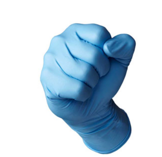 Eagle Protect Double Tough.  NON-STERILE.  8 mil Nitrile Gloves. 12" Cuff, 500 gloves