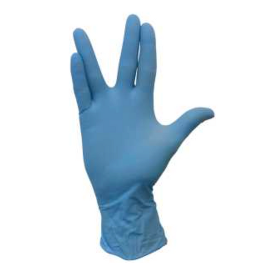 Eagle Protect Blue52.  NON-STERILE.  5 Mil Powder-Free Nitrile Gloves, Blue.  1000 gloves.