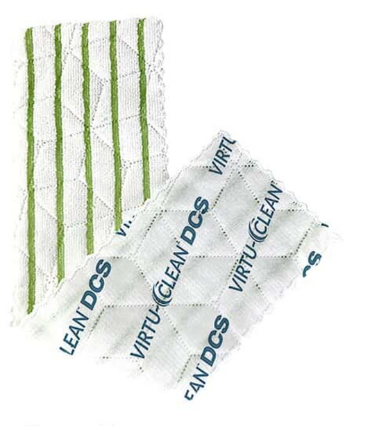 High-Tech Conversions Virtu-Clean® Disposable Cleaning Pads with Scrubber; 20/Bag, 12 Bags/CS