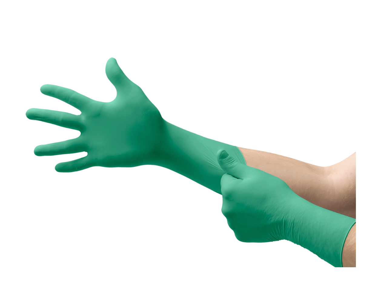 Ansell TouchNTuff 93-300 Nitrile Gloves – Extended Cuff, Chemo Tested – USP <800> – 1000/CS