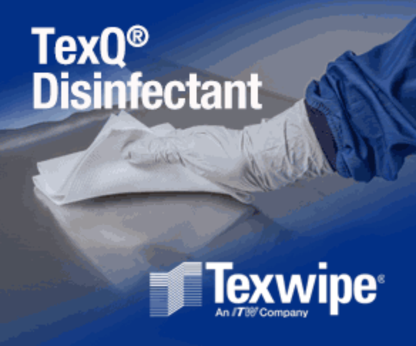 TexQ® Sterile Quat Disinfectant, RTU Spray (TX650), Gamma-Irradiated, USP <797>/<800> Cleanroom Use, Available in 22 oz spray bottles and 1 gallon bottles