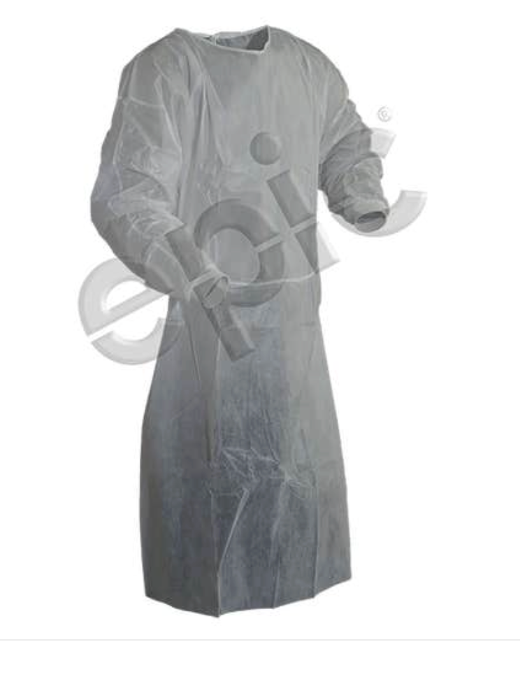 Epic Isolation Gown, PE Coated, KW, White, 30/case