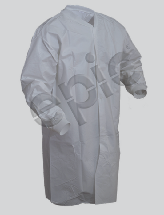 Epic High Performance, Lint Free, Film Coated Cleanroom Frock, 30/CS