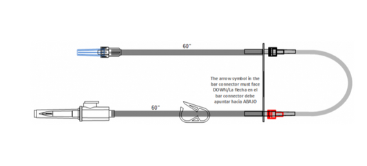 PharmAssist™ Pump Tubing Set, Single Lead, 133", 30 pack
