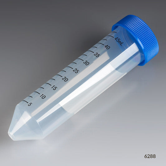 Centrifuge Tube, 50mL, STERILE, with Attached Blue Screw Cap