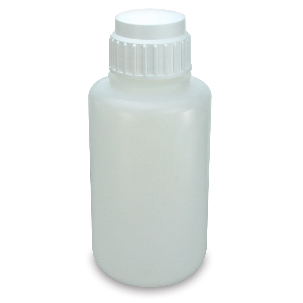 Vacuum Bottle, Narrow Mouth, Heavy Duty PP Bottle, White PP 83mm Screw Cap, 4 Litres (1.0 Gallons)