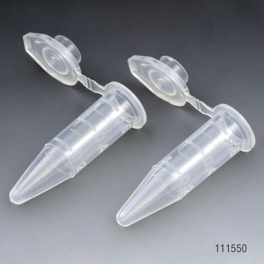 Microcentrifuge Tube, 0.6mL, PP, Attached Flat Top Cap, Graduated