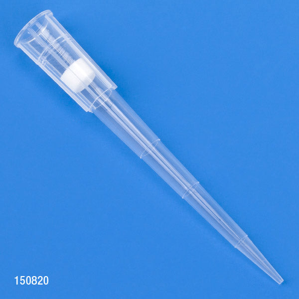 Filter Pipette Tips, Low Retention.  10 to 1250uL.  96/box.  Case Qty.