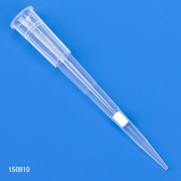 Filter Pipette Tips, Low Retention.  10 to 1250uL.  96/box.  Case Qty.